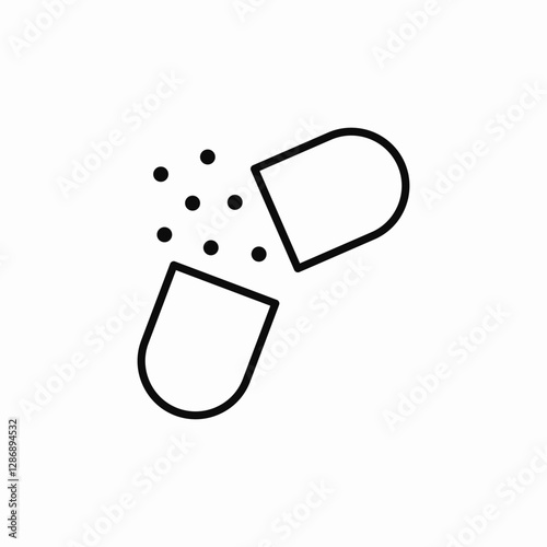 treatment ingredients icon sign vector