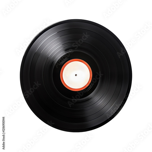 Isolated Vinyl Record