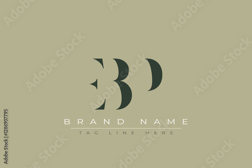EBP abstract letter logo design. This logo is designed by three abstract letters.