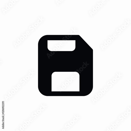 floppy disk storage icon sign vector