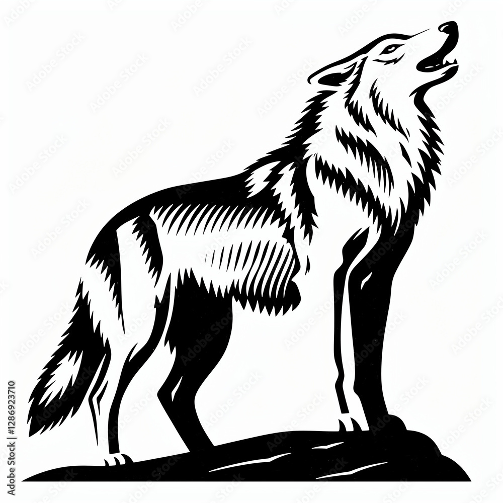 wolf vector illustration