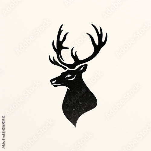Obraz na płótnie deer vector illustration of an abstract background w salonie