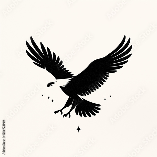 Obraz na płótnie eagle in flight w salonie
