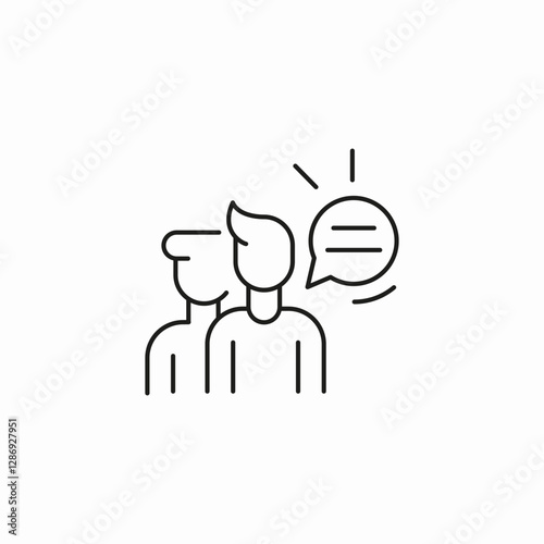 customer messages icon sign vector