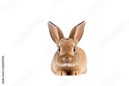 Isolated Brown Rabbit