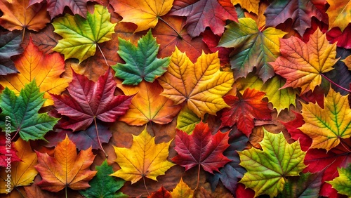 Wallpaper Mural autumn leaves background Torontodigital.ca