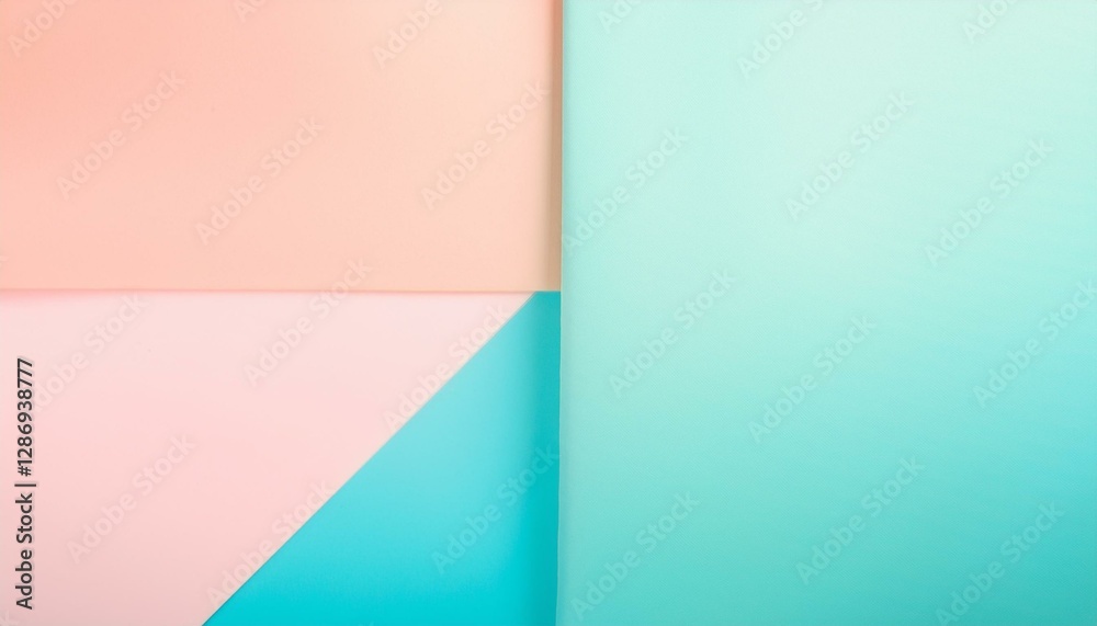 Obraz premium 파스텔 톤의 그라데이션이 은은하게 퍼지는 PPT 디자인