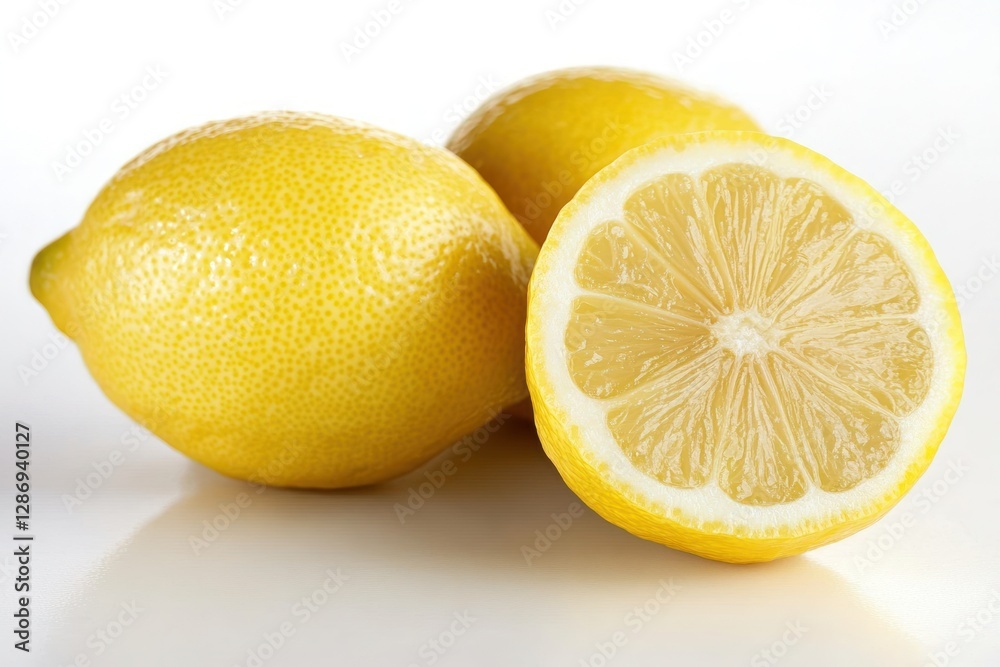 Fresh Lemons Ready For Juicing Or Cooking Fresh Lemons Ready For Juicing Or Cooking