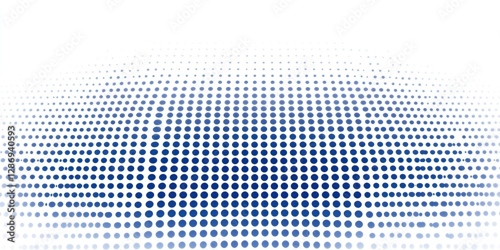 Fototapeta premium Abstract Blue Circle Dot Pattern Background Design