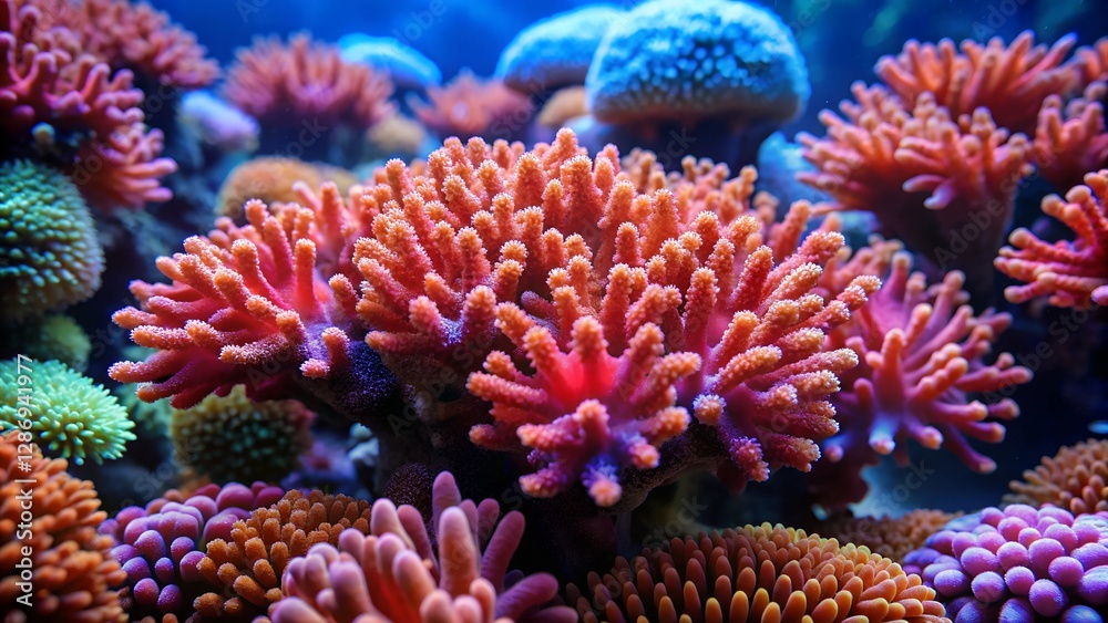 Fototapeta premium coral reef in the sea