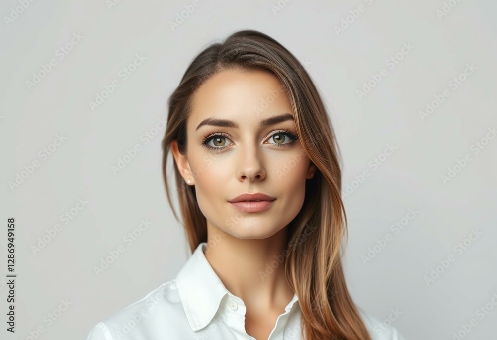 Photorealistic portrait of a 30-year-old female Photorealistic portrait of a 30-year-old female