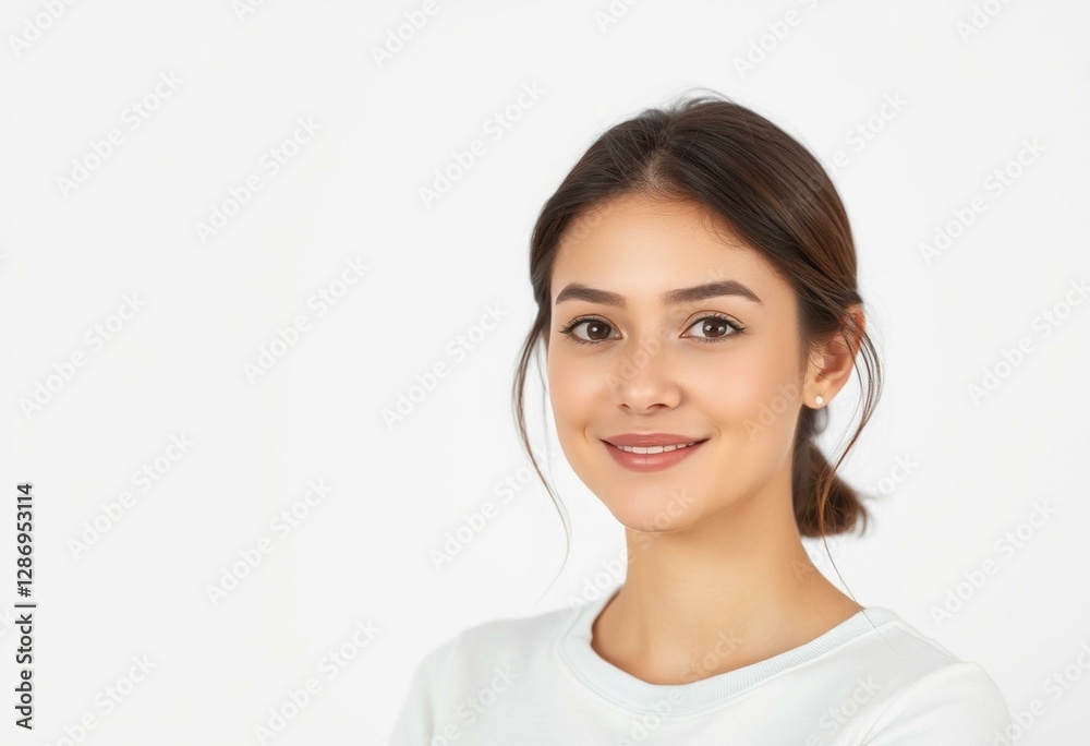 Photorealistic portrait of a female person Photorealistic portrait of a female person