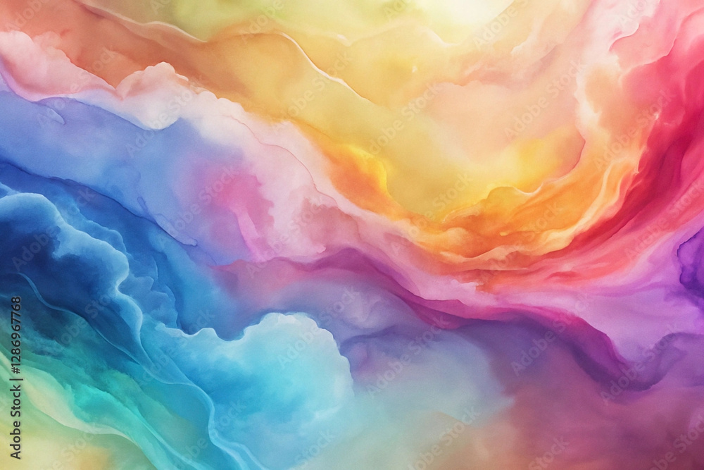 Vibrant abstract colorful swirls and cloudscape texture background. Vibrant abstract colorful swirls and cloudscape texture background.