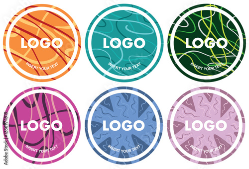 Vector template set: Insert your logo here