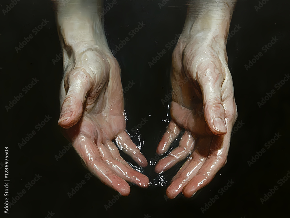 Fototapeta premium hands of the potter