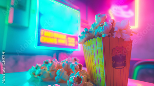 popcorn, corn, entertainment, cinema, movie, screen, theater, pink, present, gift, celebration, decoration, business, video, holiday, box, paper, gifts, love, colorful, party, birthday, color, sweet, 