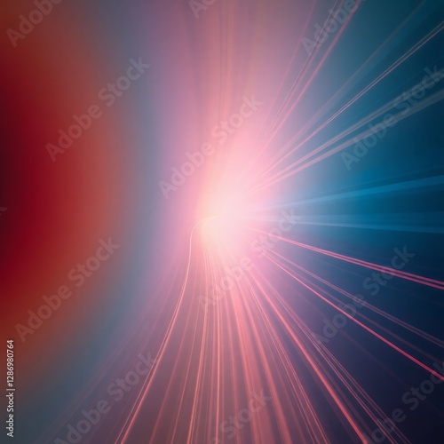 Generative AI Abstract Light Speed Technology Flow abstract light lines speed technology red pink blue flow future innovation motion progress energy  - Make impact.