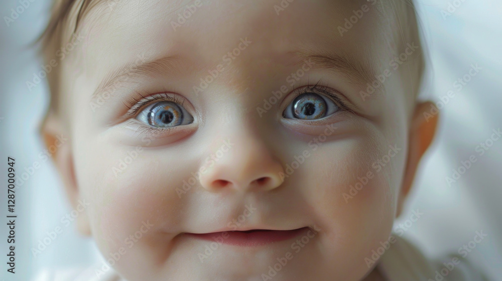 Happy Baby with blue Eyes Happy Baby with blue Eyes