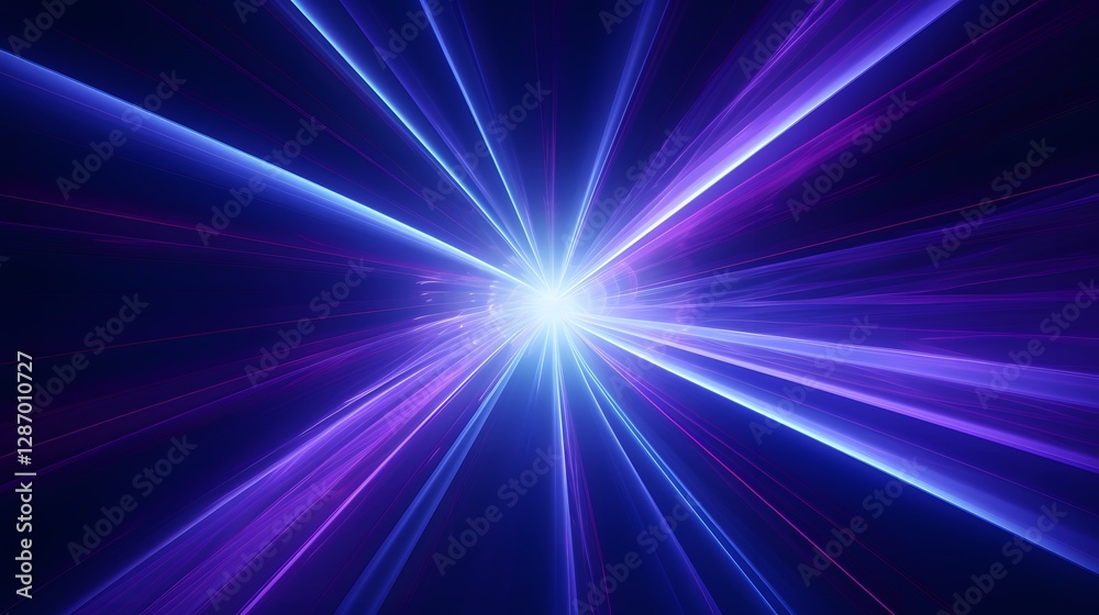 
Radial blue and pruple light through the tunnel glowing in the darkness for print designs templates, Advertising materials, Email Newsletters, Header webs, e commerce signs retail shopping, advertise