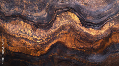 Nature's artistry: brazilian rosewood dalbergia nigra texture for creative decor and design photo