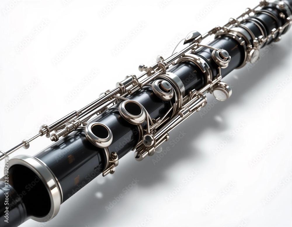 Naklejka premium Graceful Tones: The Timeless Beauty of the Oboe