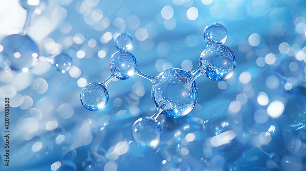 High-resolution 3D molecular structure of a hydrogen molecule (H2) with clearly labeled atoms, set against a clean, futuristic background. High-resolution 3D molecular structure of a hydrogen molecule (H2) with clearly labeled atoms, set against a clean, futuristic background.