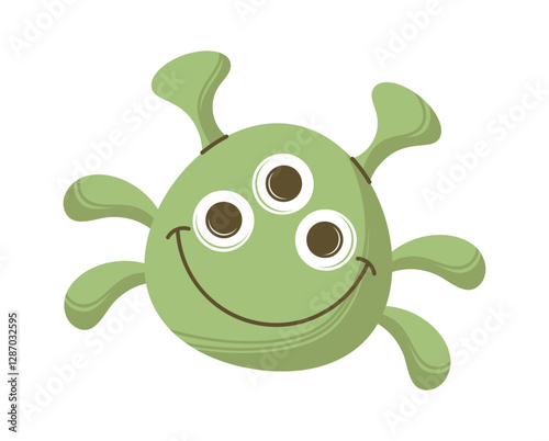 Kawaii alien character interstellar monster