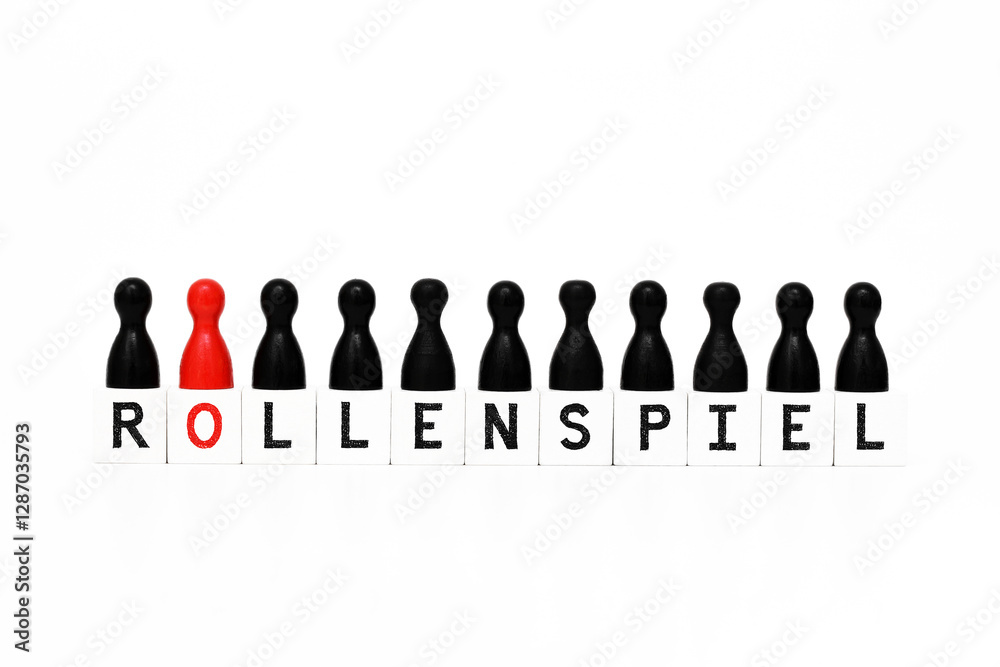 Fototapeta premium Rollenspiel