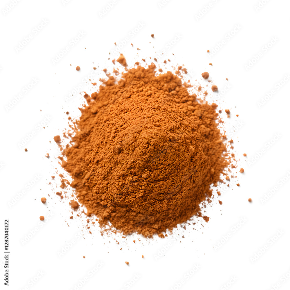 Small Heap of Finely Ground Cinnamon Powder PNG: Perfect for Cooking, Baking, and Spice-Themed Designs. Small Heap of Finely Ground Cinnamon Powder PNG: Perfect for Cooking, Baking, and Spice-Themed Designs.