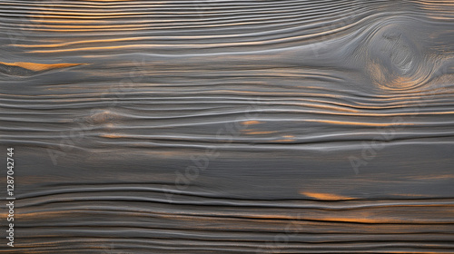 Wallpaper Mural Wooden background featuring dark gray and brown growth rings and knots, showcasing a rich and rustic texture that adds depth and character to any design project Torontodigital.ca