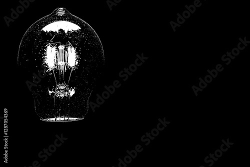 Vintage Lightbulb - A Glowing Symbol of Innovation