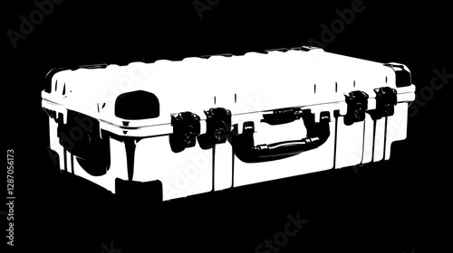 Professional White Hard Case for Travel