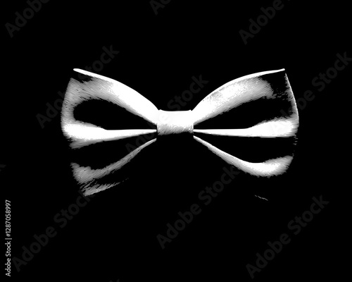 Elegant White Bowtie - Fashionable Accessory