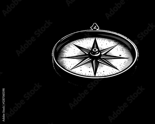Vintage Compass Graphic Design