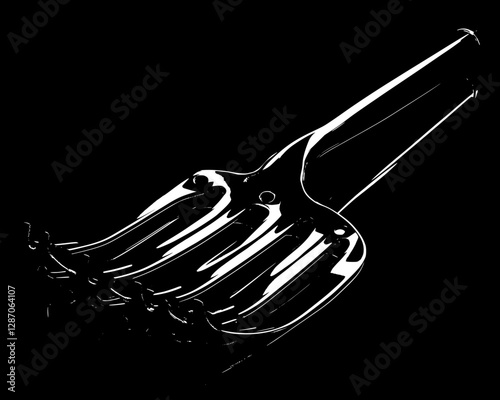 High-End Stainless Steel Fork - Culinary Excellence