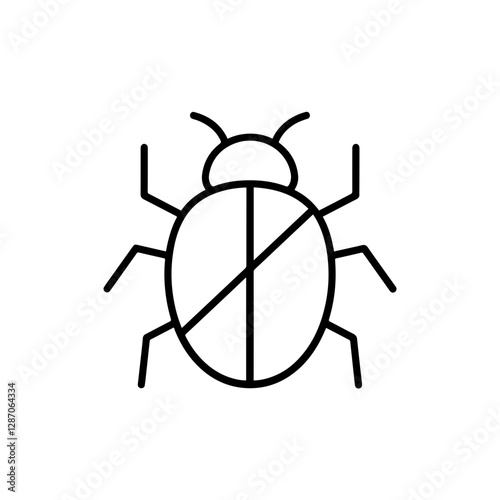Bug Fix Icon â€“ Software Debugging, Error Correction, Maintenance Symbol