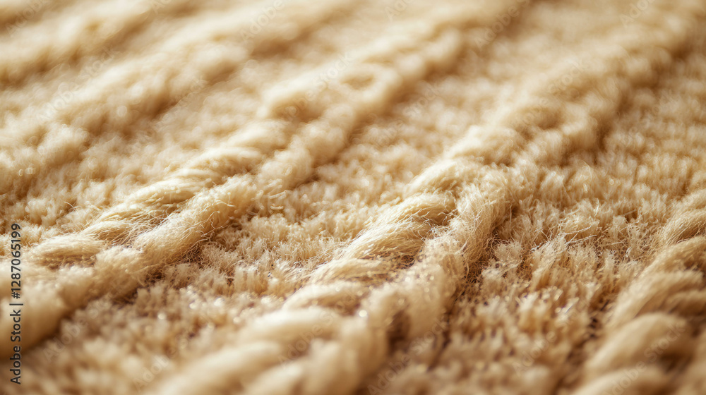 Close-up texture of natural rope strands on osb surface for design and decoration