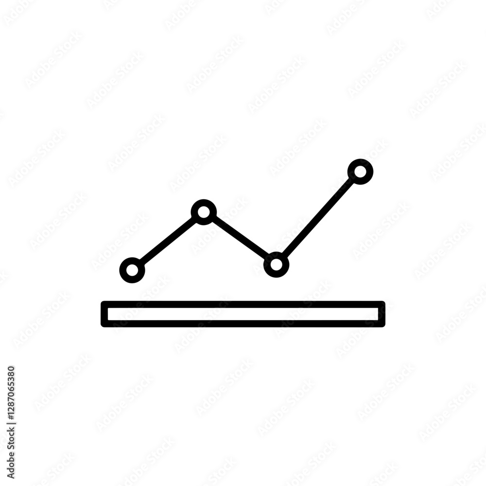 ETF Trading Flat Thin Line Icon – Stock Market Investment and Financial Growth ETF Trading Flat Thin Line Icon – Stock Market Investment and Financial Growth