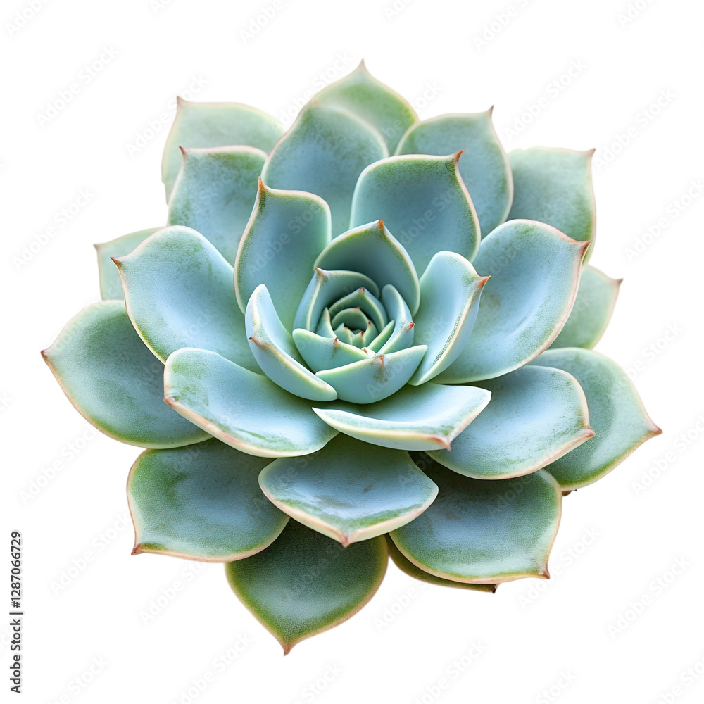 A Small Succulent Plant with Plump Fleshy Leaves Isolated on Transparent Background A Small Succulent Plant with Plump Fleshy Leaves Isolated on Transparent Background