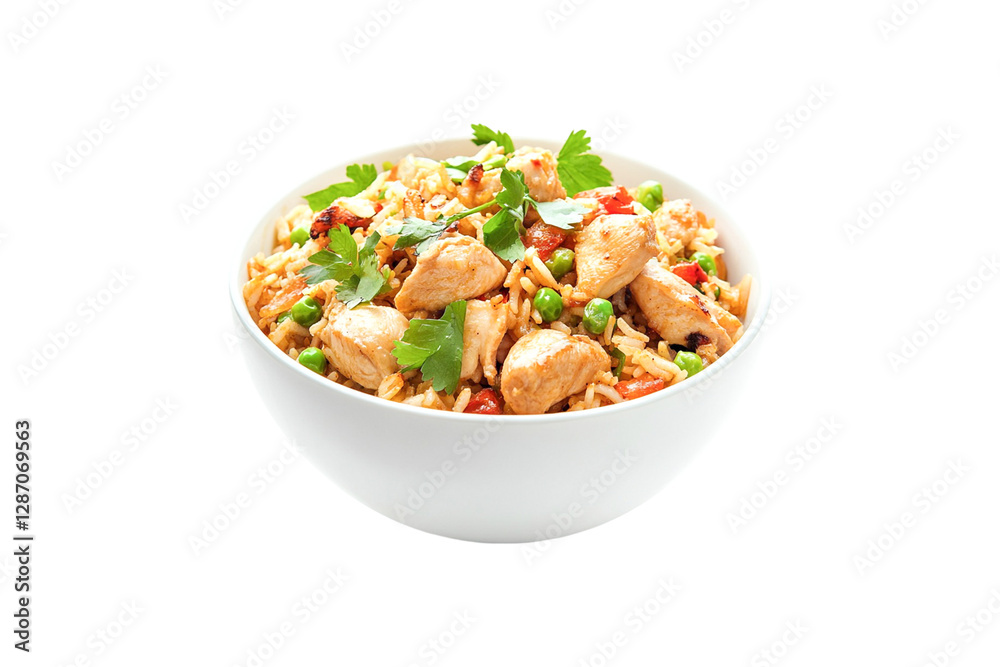 Delicious Chicken and Rice Bowl Healthy Meal Delicious Chicken and Rice Bowl Healthy Meal