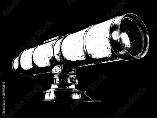 Vintage Telescope - Exploring the Cosmos