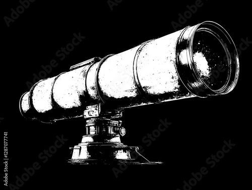 Vintage Telescope - Exploring the Cosmos