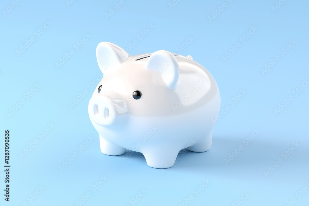 Piggy bank isolated on a solid color background Piggy bank isolated on a solid color background