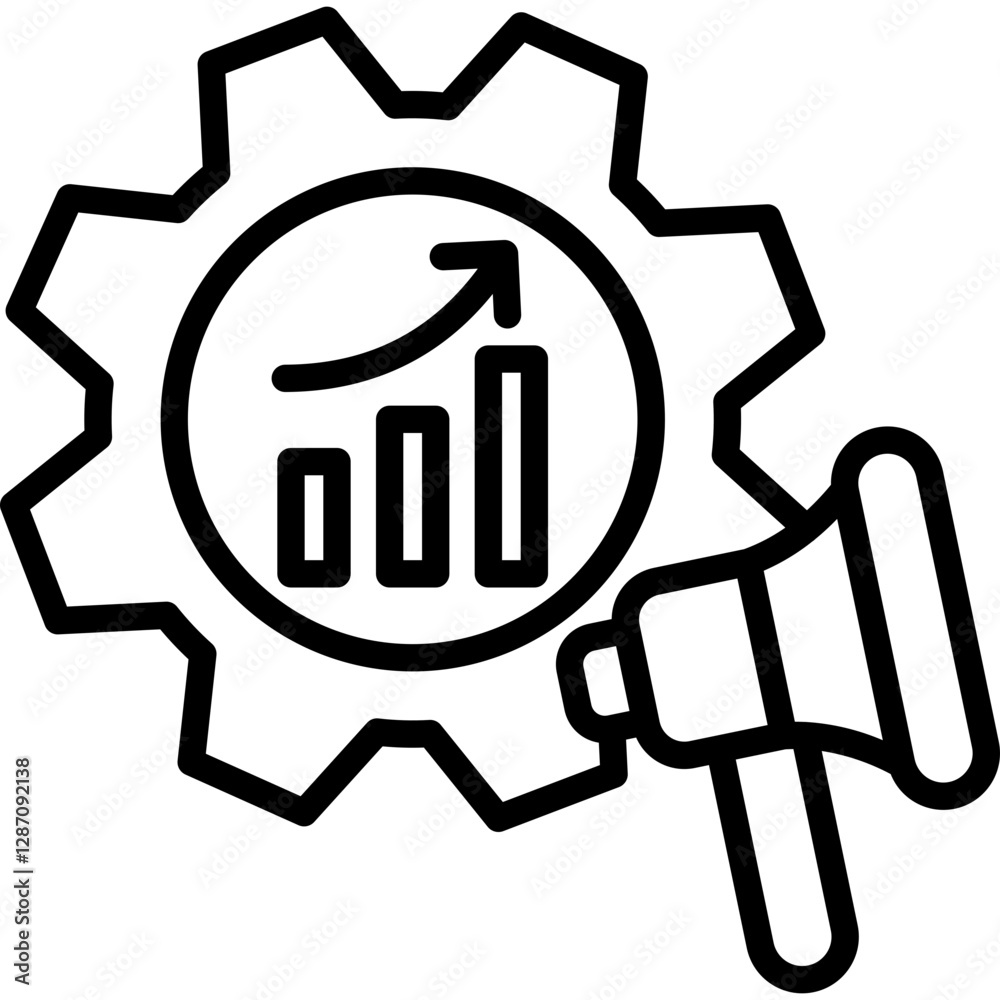 Marketing Automation line icon Marketing Automation line icon