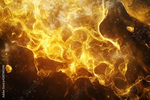 Artistic rendering of energy flow through chemiosmosis glowing vibrant hydrogen ion movement photorealistic textures dynamic shadowing golden ratio composition symmetrical molecular patterns photo