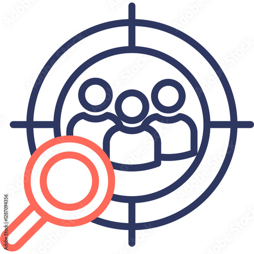 Target Audience line color icon