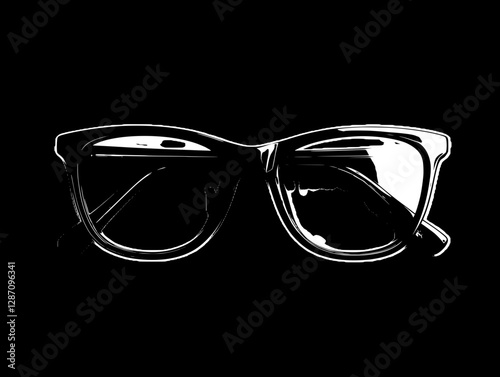 Sleek Black Eyewear Design