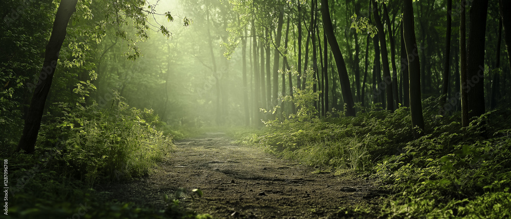 Fototapeta premium Spuren im Wald