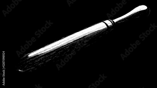 Dark Wooden Rolling Pin - Exquisite Kitchen Tool