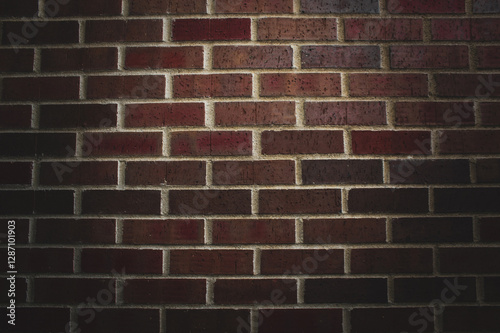 abstract close-up of brick red brown classic architectural wall abstract background. loft house stone masonry texture backdrop photo